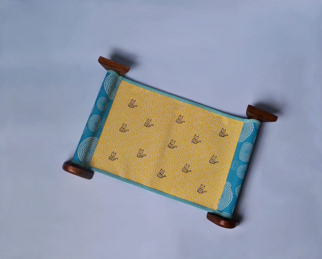 IndieGood Cat Hammock Wall Mounted Bed- Blue_02