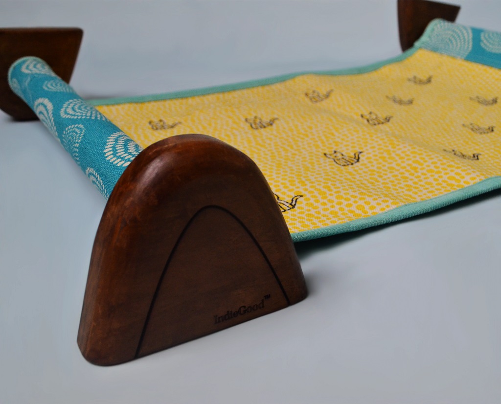 IndieGood Cat Hammock Wall Mounted Bed- Blue_03