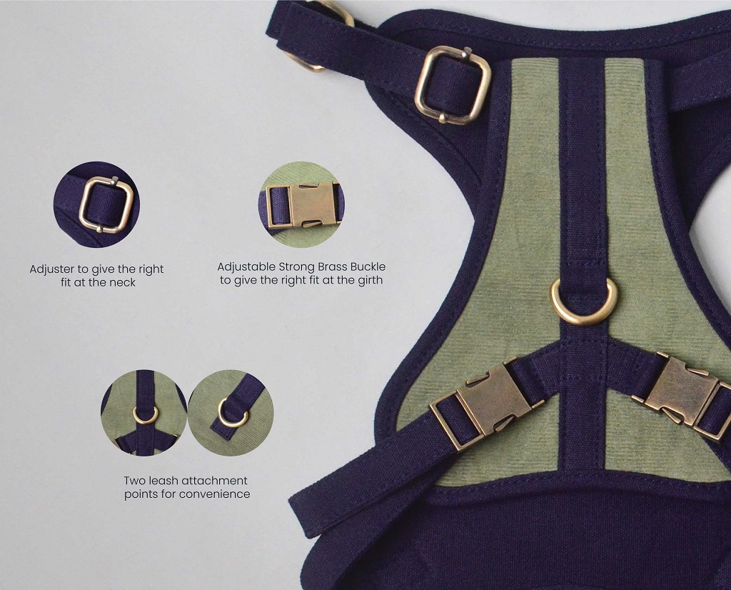 IndieGood-Corduroy-and-C-Harness-for-Dog-Playtime-Green_6