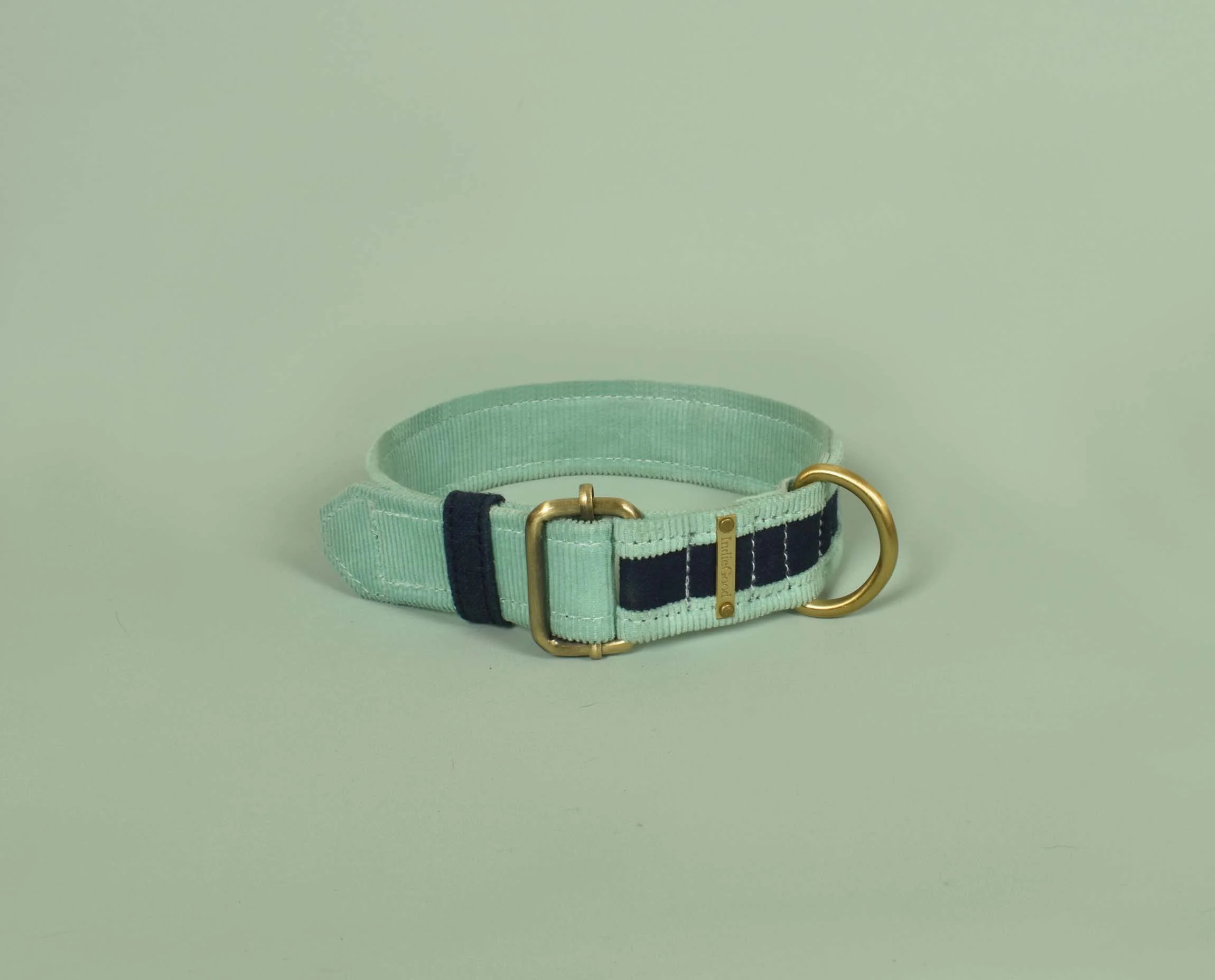 IndieGood-Matching-Set-Corduroy-Dog-Collar-with-Bond-Band-For-Human-Blue_3