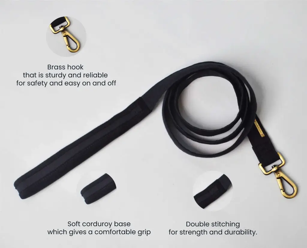 IndieGood-Sturdy-Canvas-Dog-Leash-Black_3