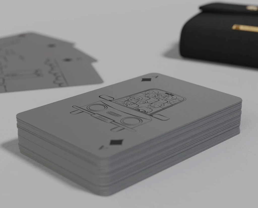 Playing Cards made of Recycled Paper – Grey_04