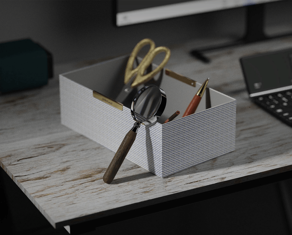 The Blue Stripe Organizer