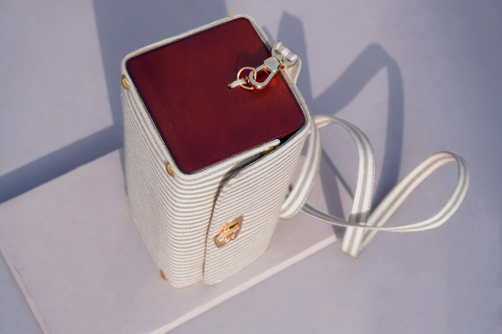 The Grey Stripe Shoulder Bag1