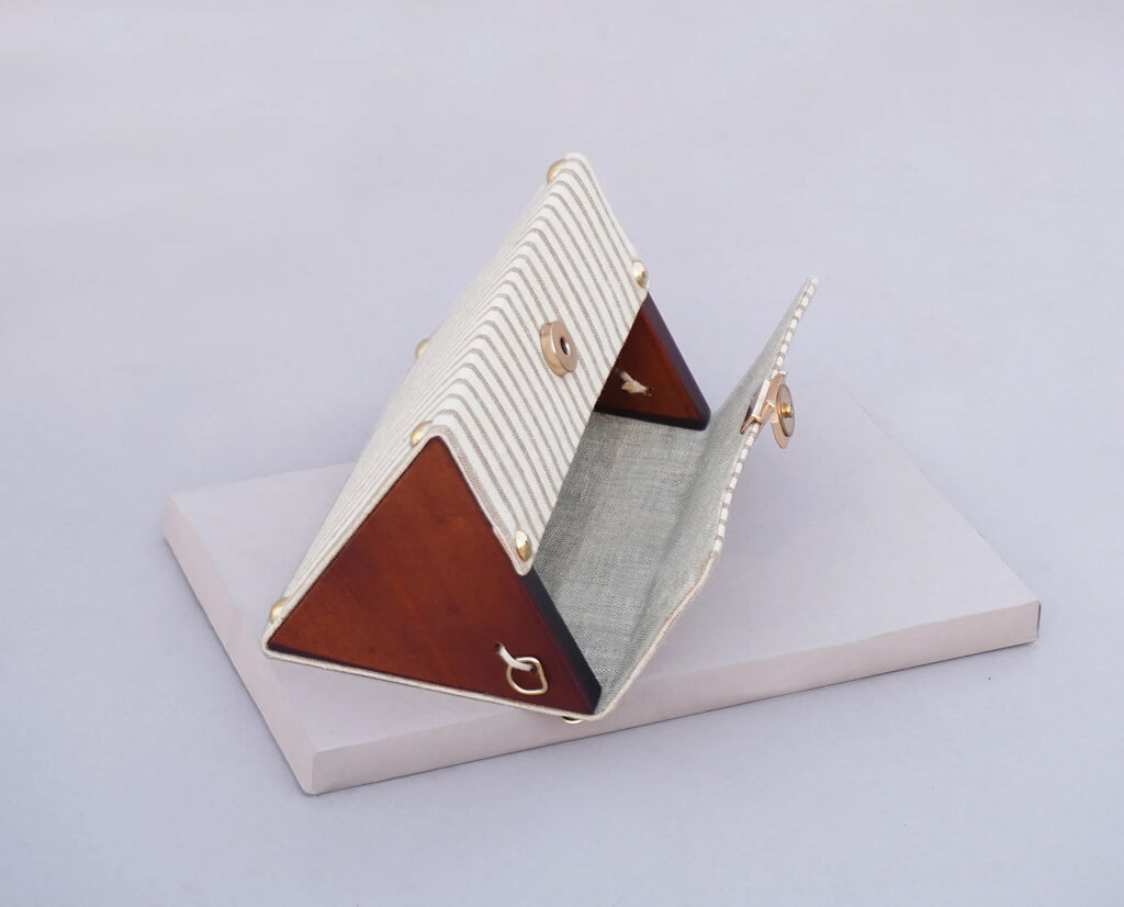 The Stripe Triangle Shoulder Bag1