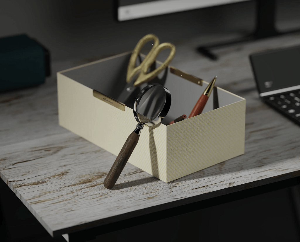 The Yellow Stripe Organizer